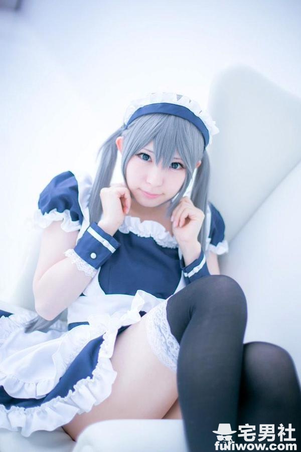 天生适合女仆打扮的Coser まゆふぁむ - 第5张