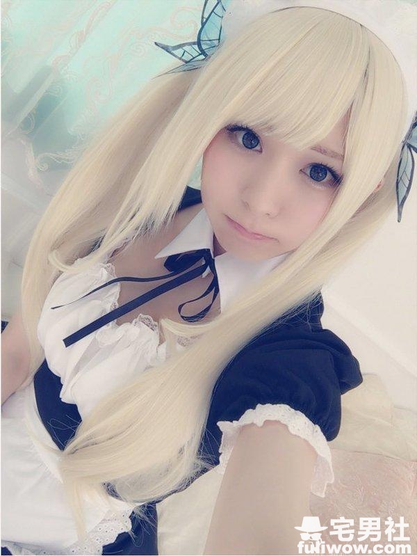 天生适合女仆打扮的Coser まゆふぁむ - 第7张